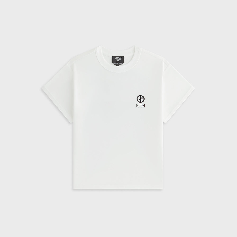 Giorgio Armani & Kith Women Mulberry Vintage Tee - White | Kith White