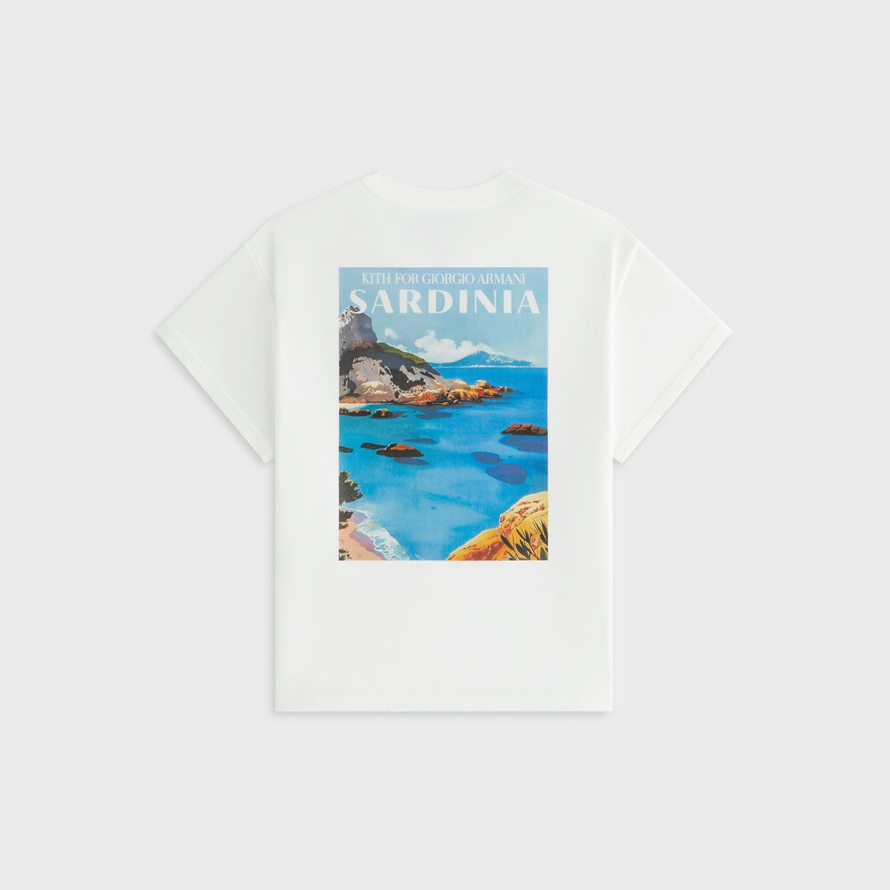 Giorgio Armani & Kith Women Sardinia Mulberry Tee - White | Kith White
