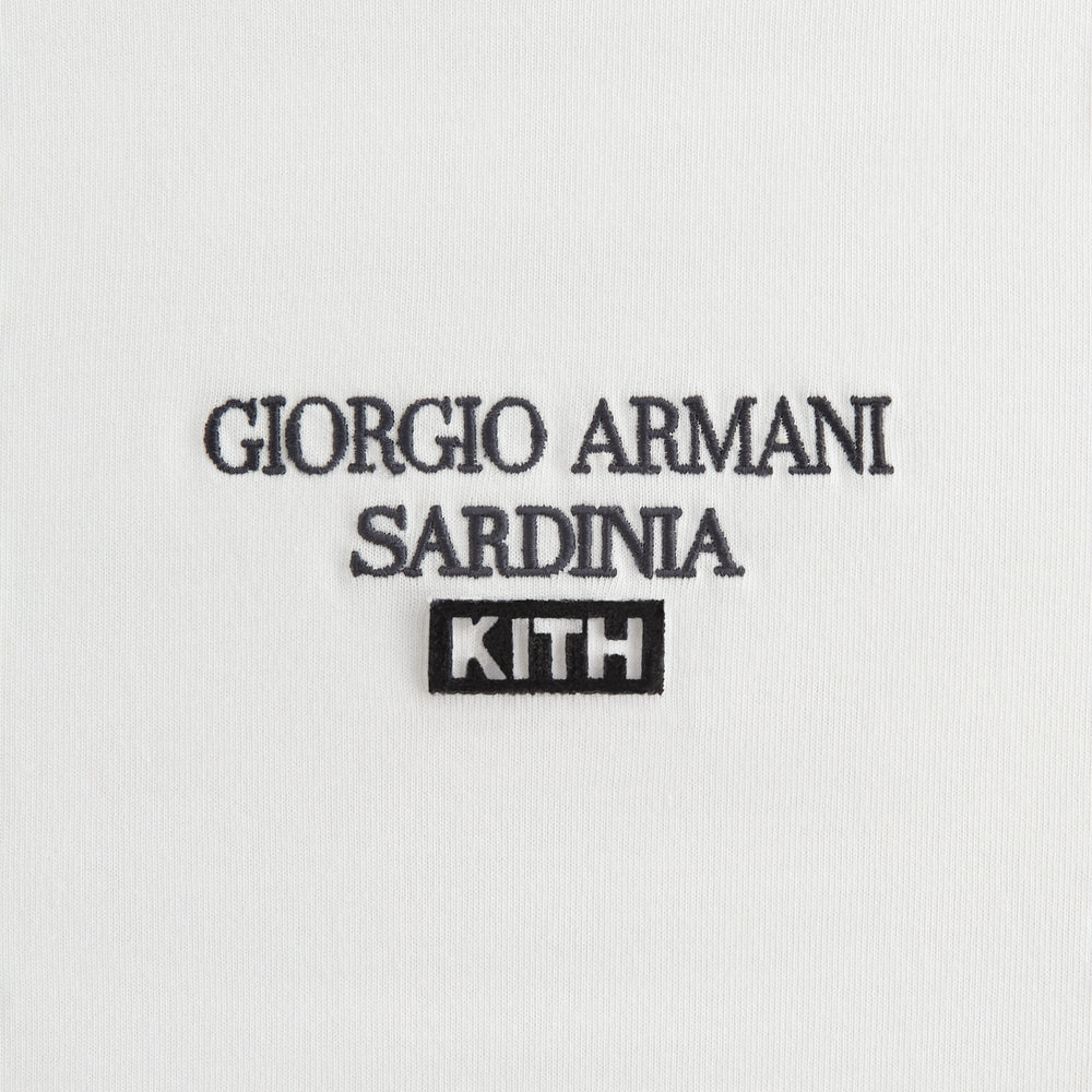 Giorgio Armani & Kith Women Sardinia Mulberry Tee - White | Kith White