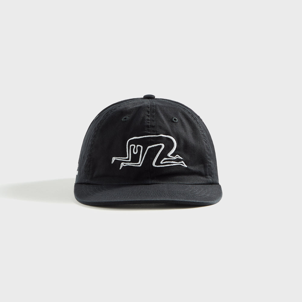 by Parra Mid Career 6 Panel Cap - Black | Kith Black