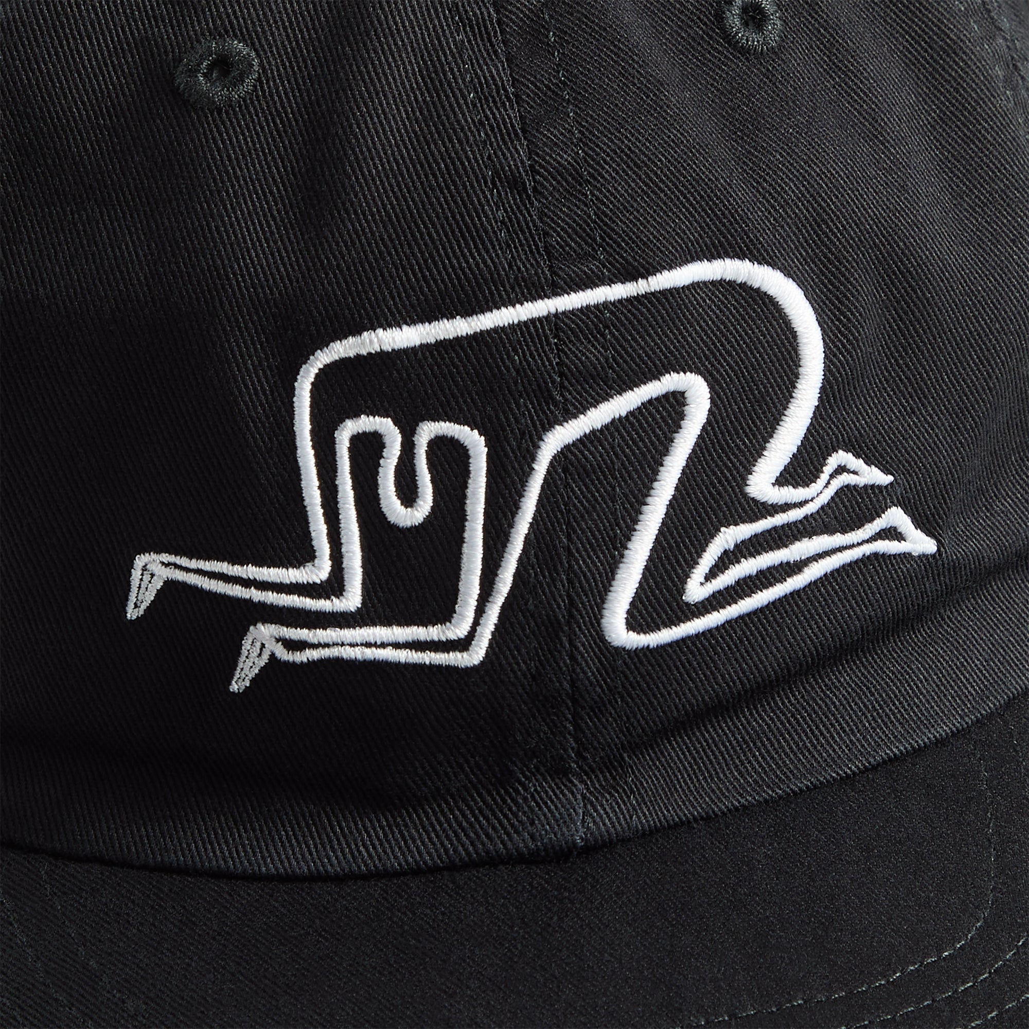 by Parra Mid Career 6 Panel Cap - Black | Kith Black