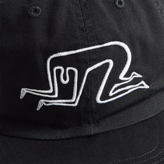 by Parra Mid Career 6 Panel Cap - Black | Kith Black
