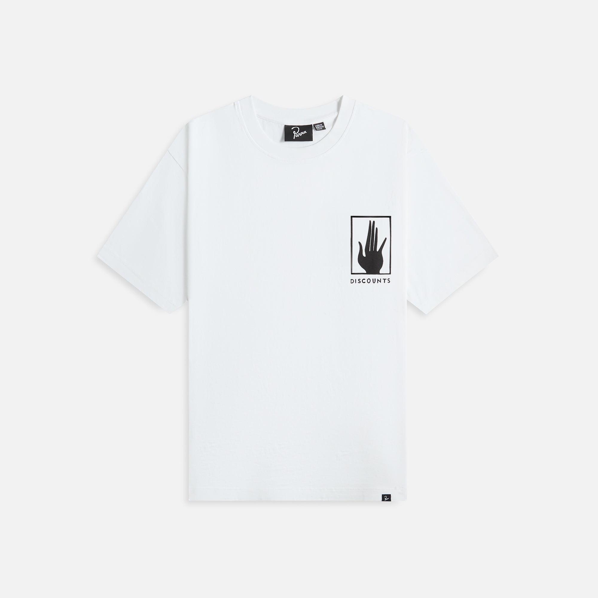 by Parra Yoga Discounts Tee - White | Kith White
