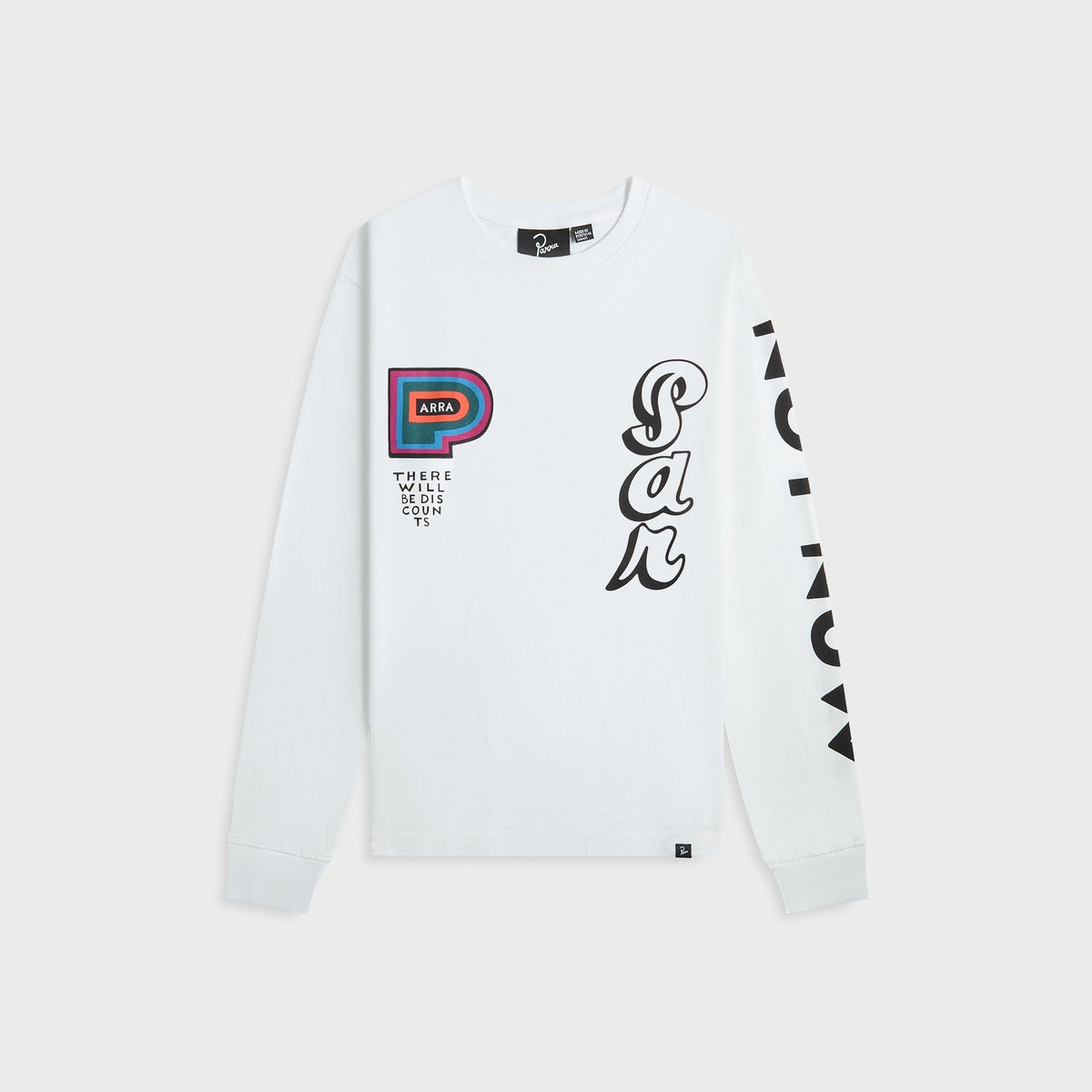 by Parra There Will Be Not Long Sleeve Tee - White | Kith White