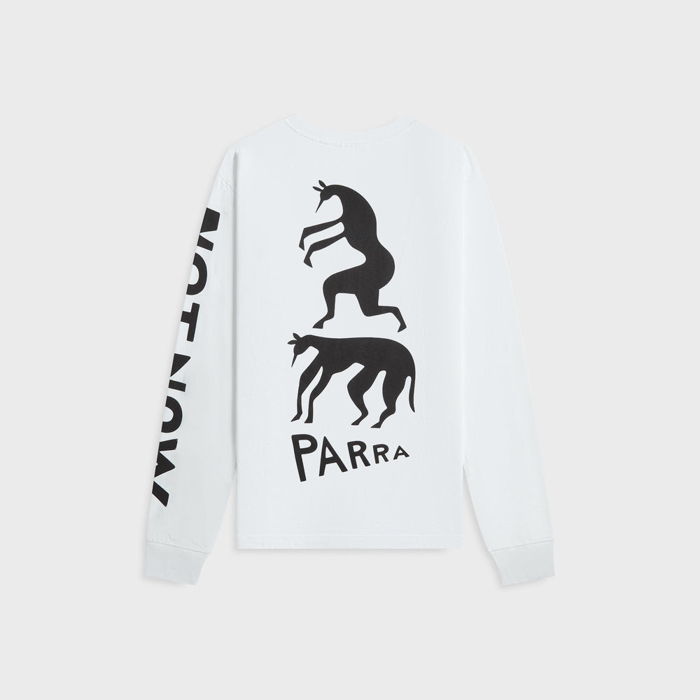 by Parra There Will Be Not Long Sleeve Tee - White | Kith White