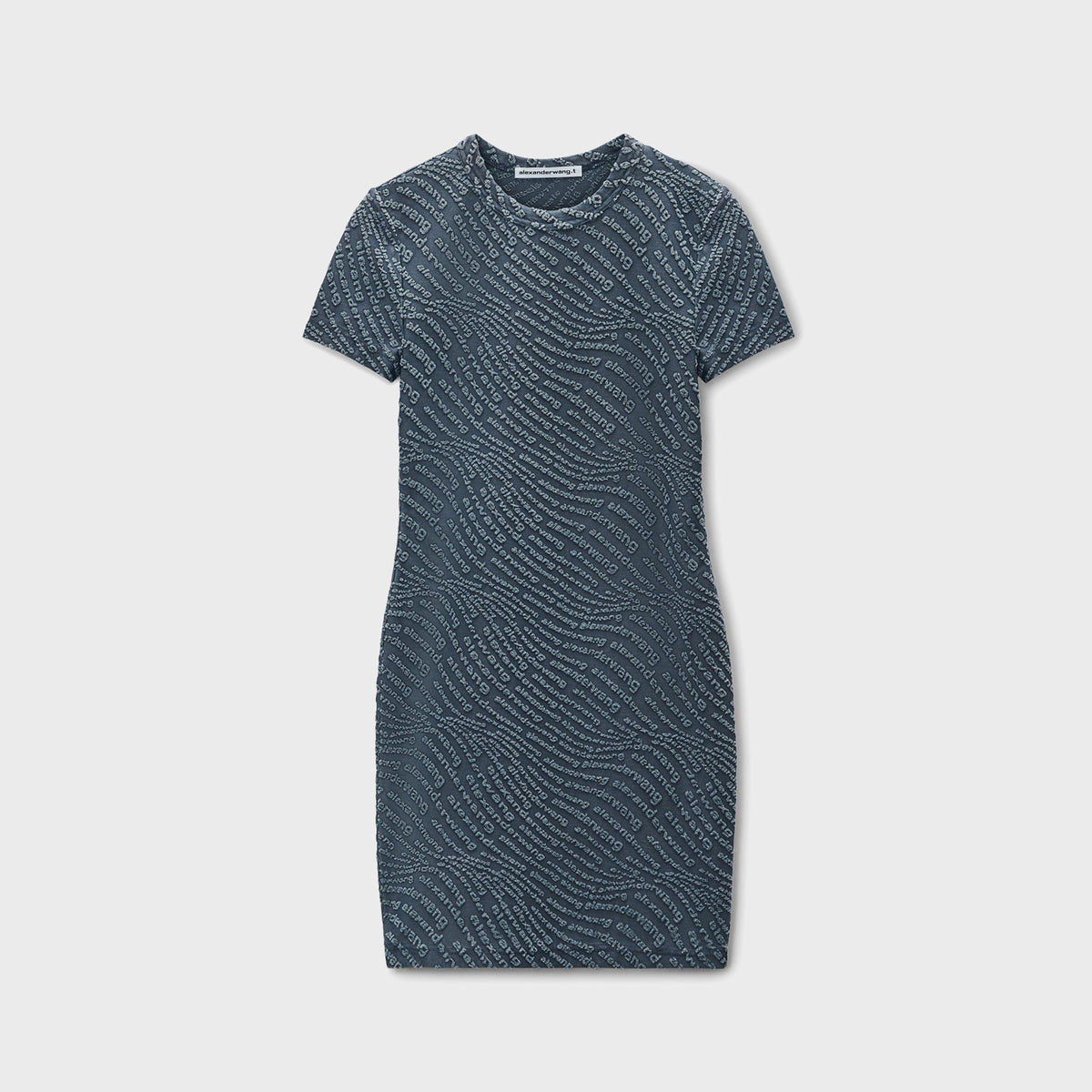 T by Alexander Wang Jacquard Logo Mini Dress - Graphite | Kith Graphite