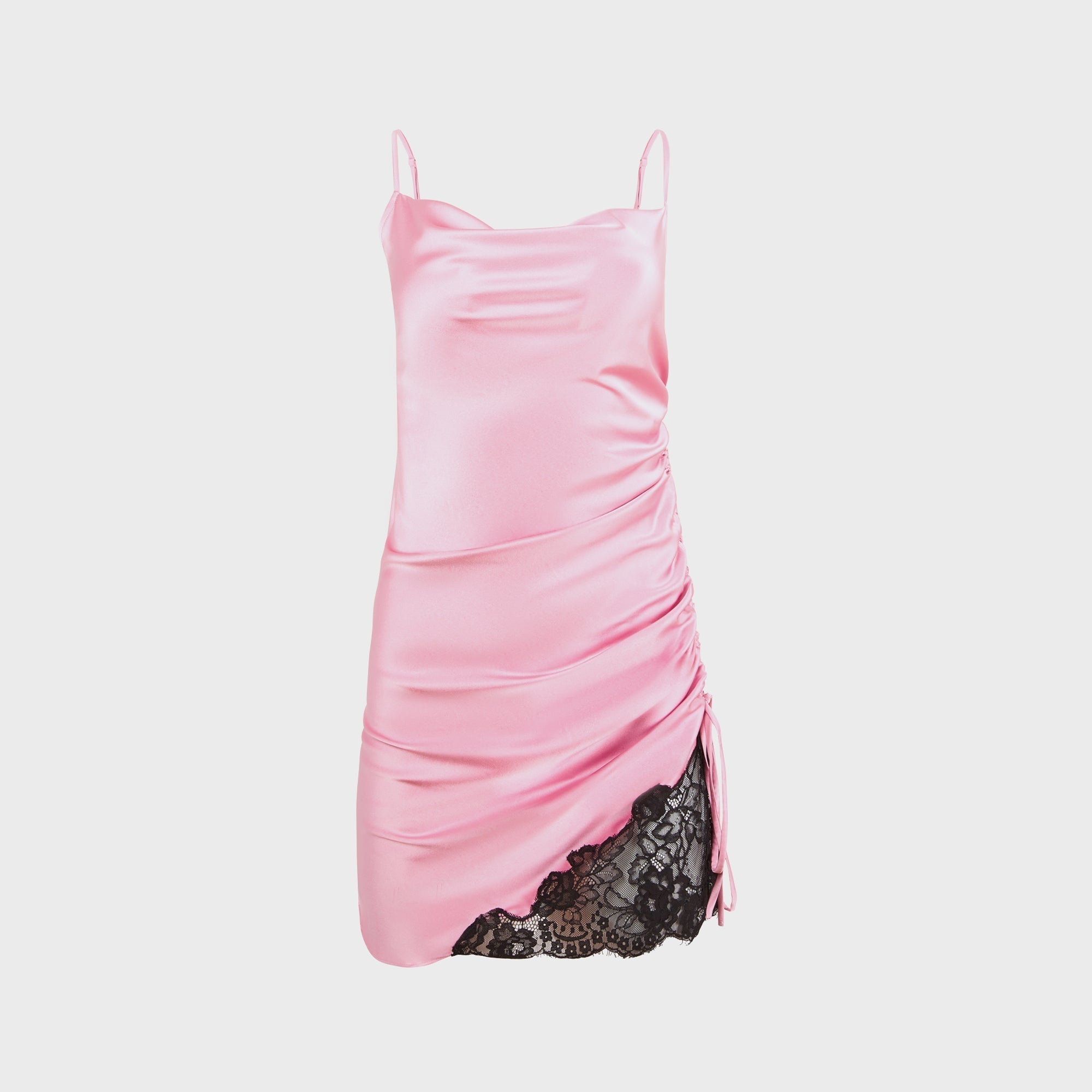 Fleur du Mal Silk Ruched Dress - Bisou | Kith Bisou