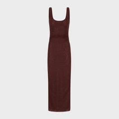 SIR Jacques Twist Midi Dress - Espresso | Kith Espresso