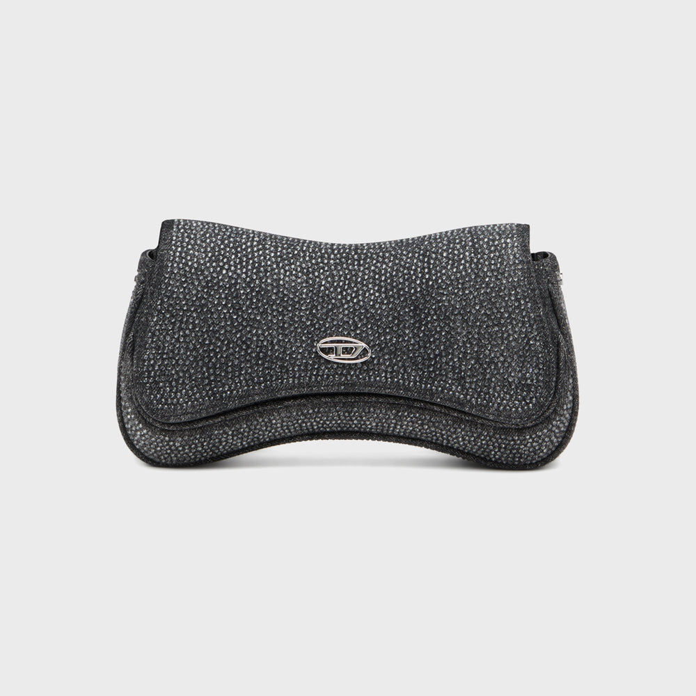 Diesel Play Clutch Black with Crystals - Black | Kith Black