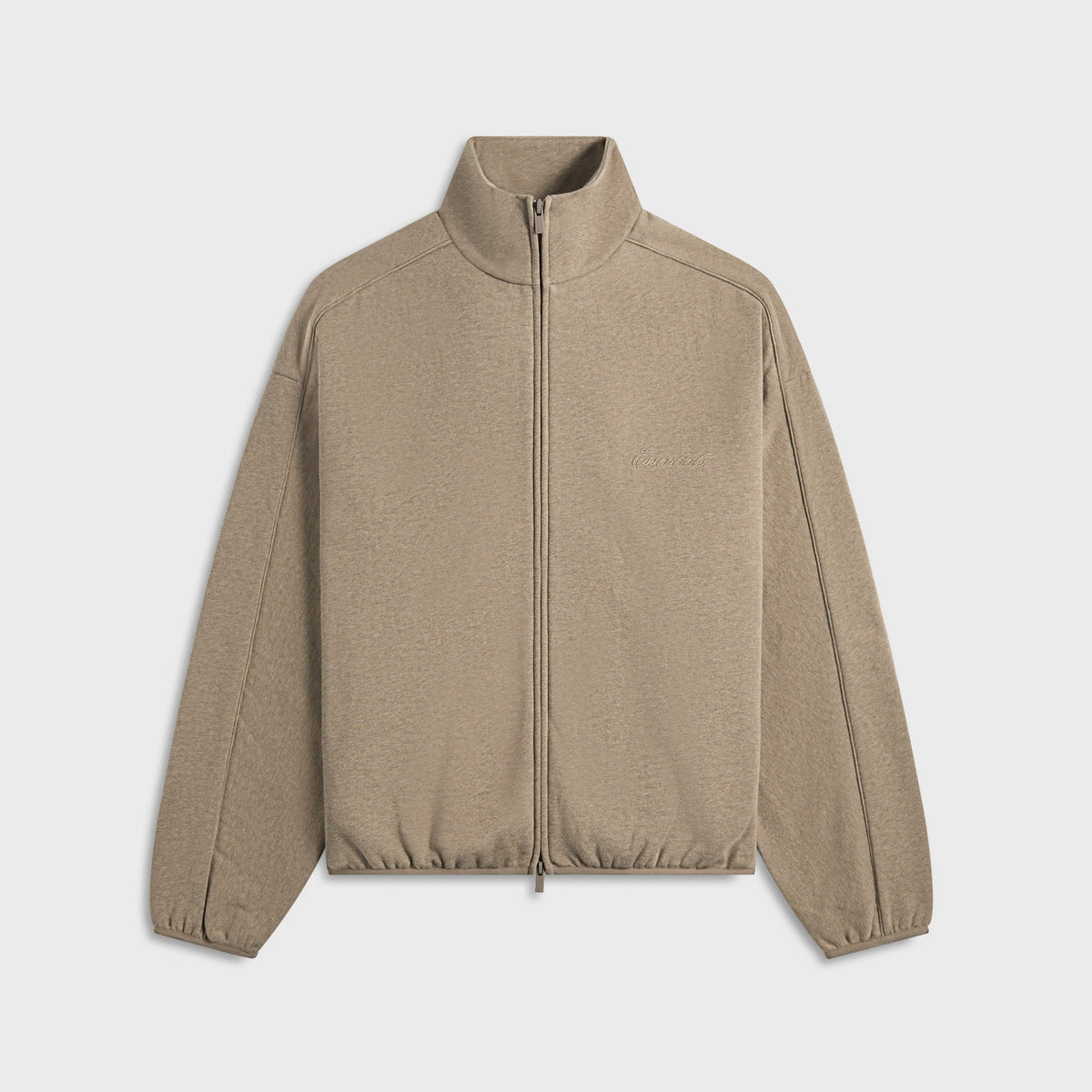 Essentials Modern Fit Fleece Track Jacket - Homestead Heather | Kith Homestead Heather