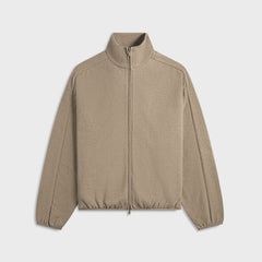 Essentials Modern Fit Fleece Track Jacket - Homestead Heather | Kith Homestead Heather