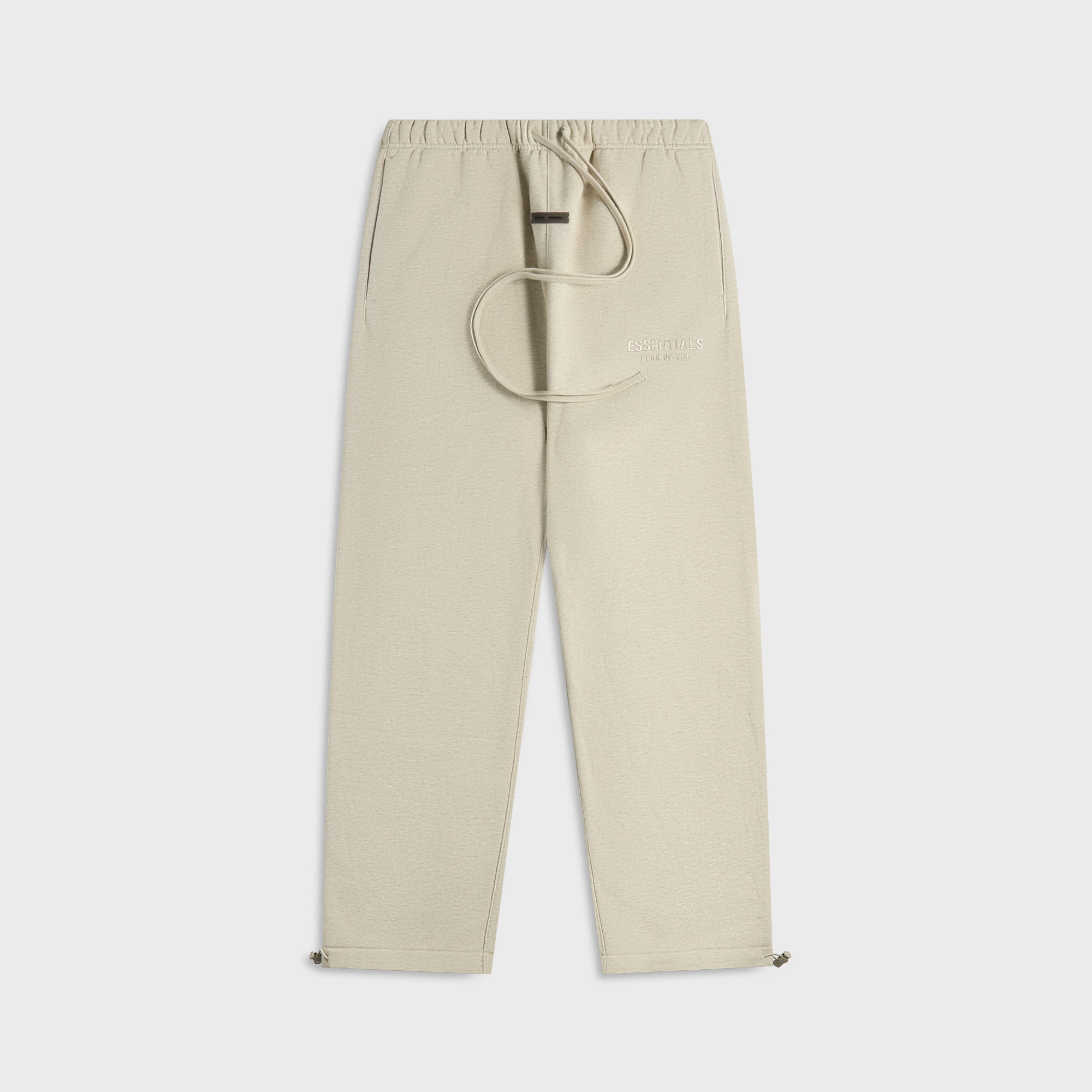 Essentials Relaxed Fleece Sweatpant - Heather Stone | Kith Heather Stone