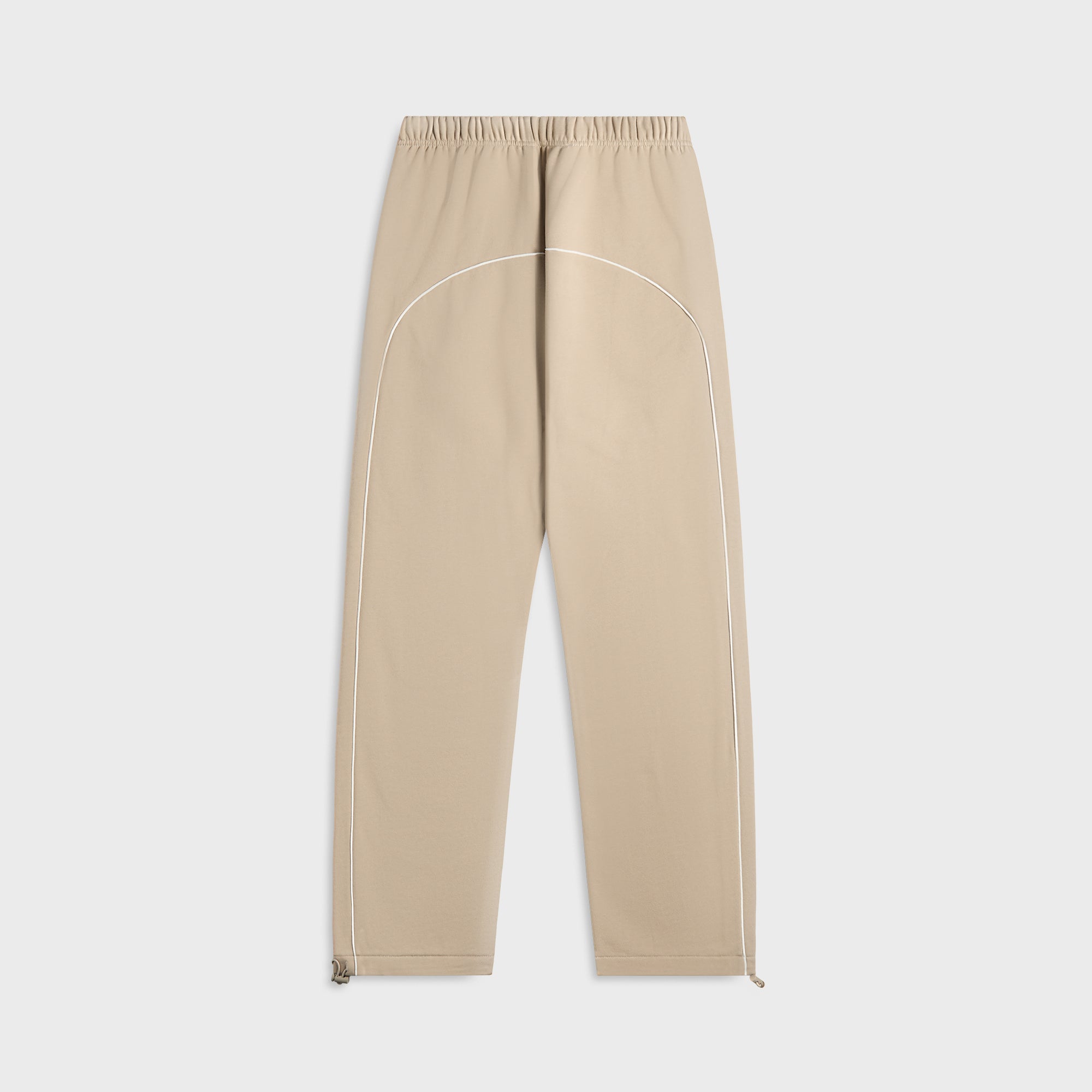 Essentials Relaxed Fleece Sweatpant With Piping - Timber / Cloud White | Kith Timber / Cloud White