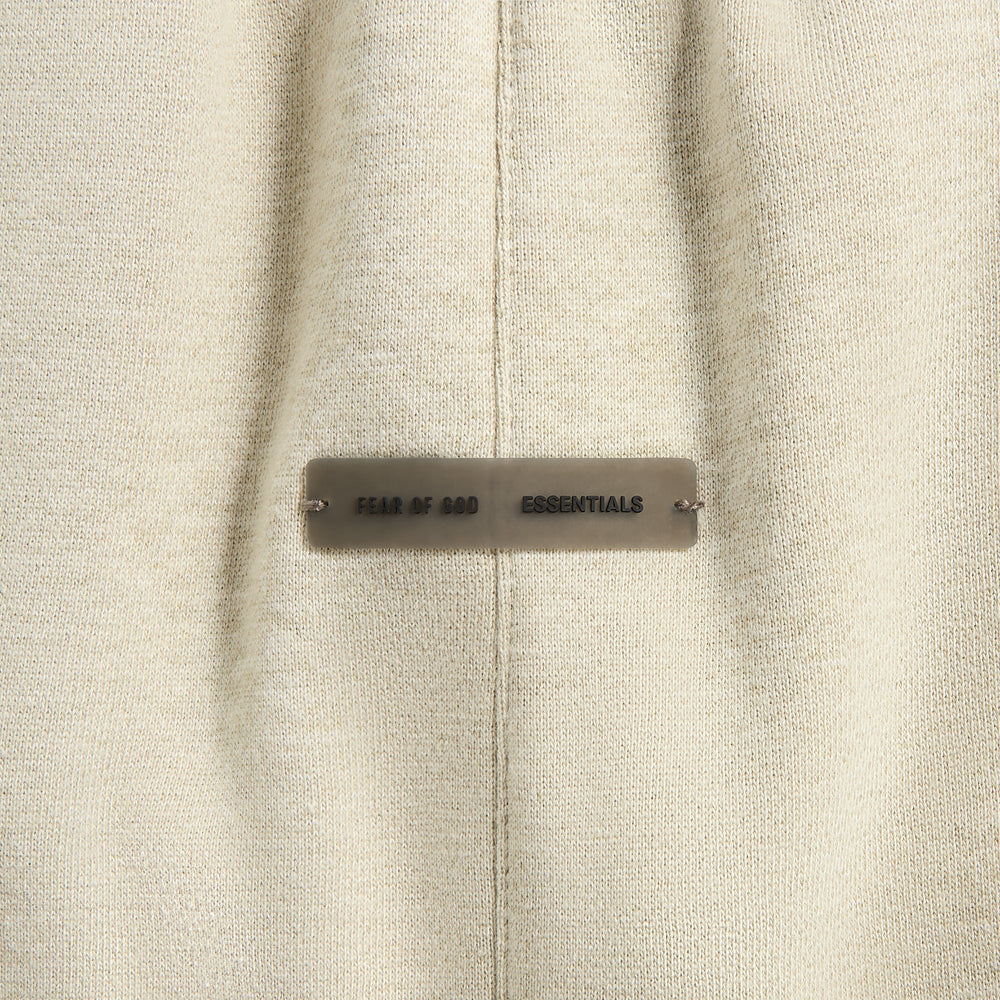 Essentials Relaxed Fleece Sweatpant With Piping - Heather Stone / Clou | Kith Heather Stone / Cloud White