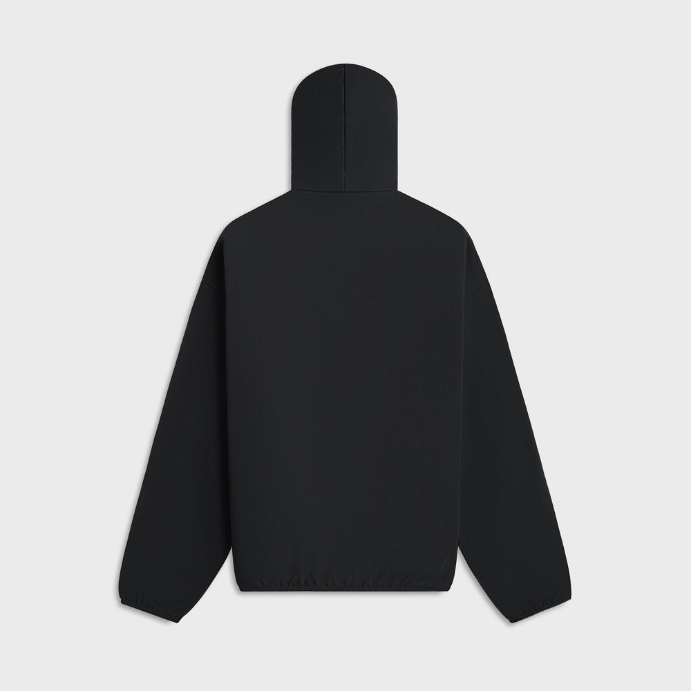 Essentials Modern Fit Fleece Hoodie - Jet Black | Kith Jet Black