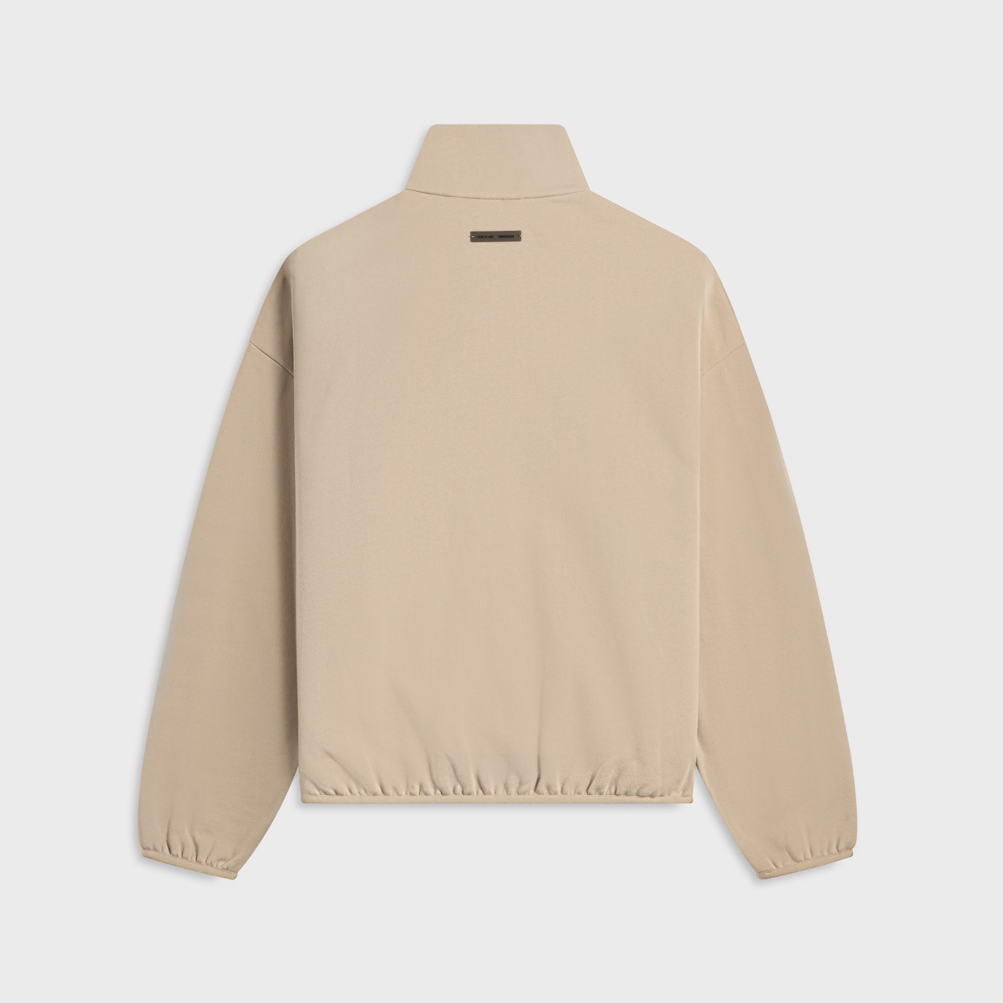 Essentials Modern Fit Fleece Track Jacket - Timber / Cloud White | Kith Timber / Cloud White