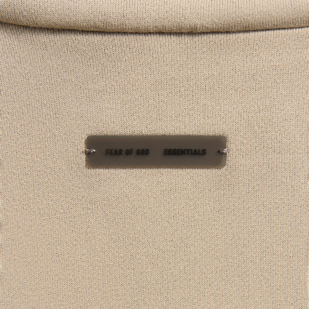 Essentials Modern Fit Fleece Track Jacket - Timber / Cloud White | Kith Timber / Cloud White