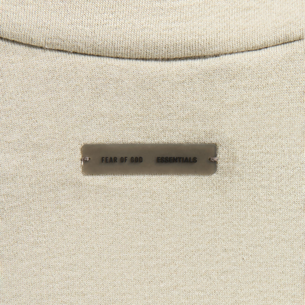 Essentials Modern Fit Fleece Track Jacket - Heather Stone / Cloud Whit | Kith Heather Stone / Cloud White