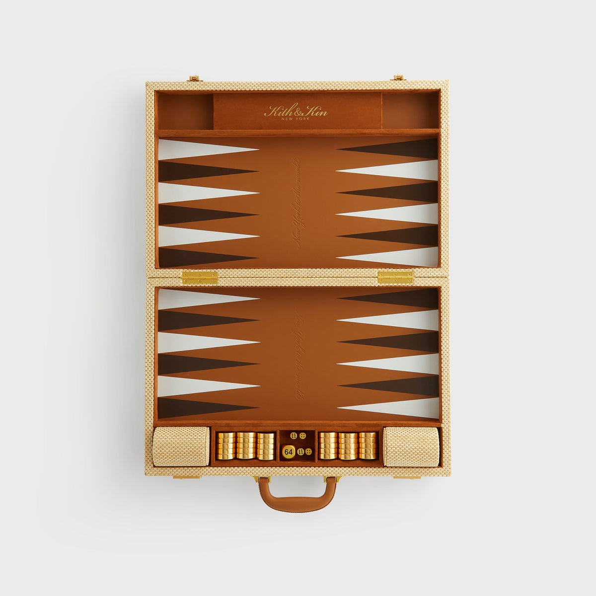 Kith Raffia Backgammon Board - Radiant | Kith Radiant