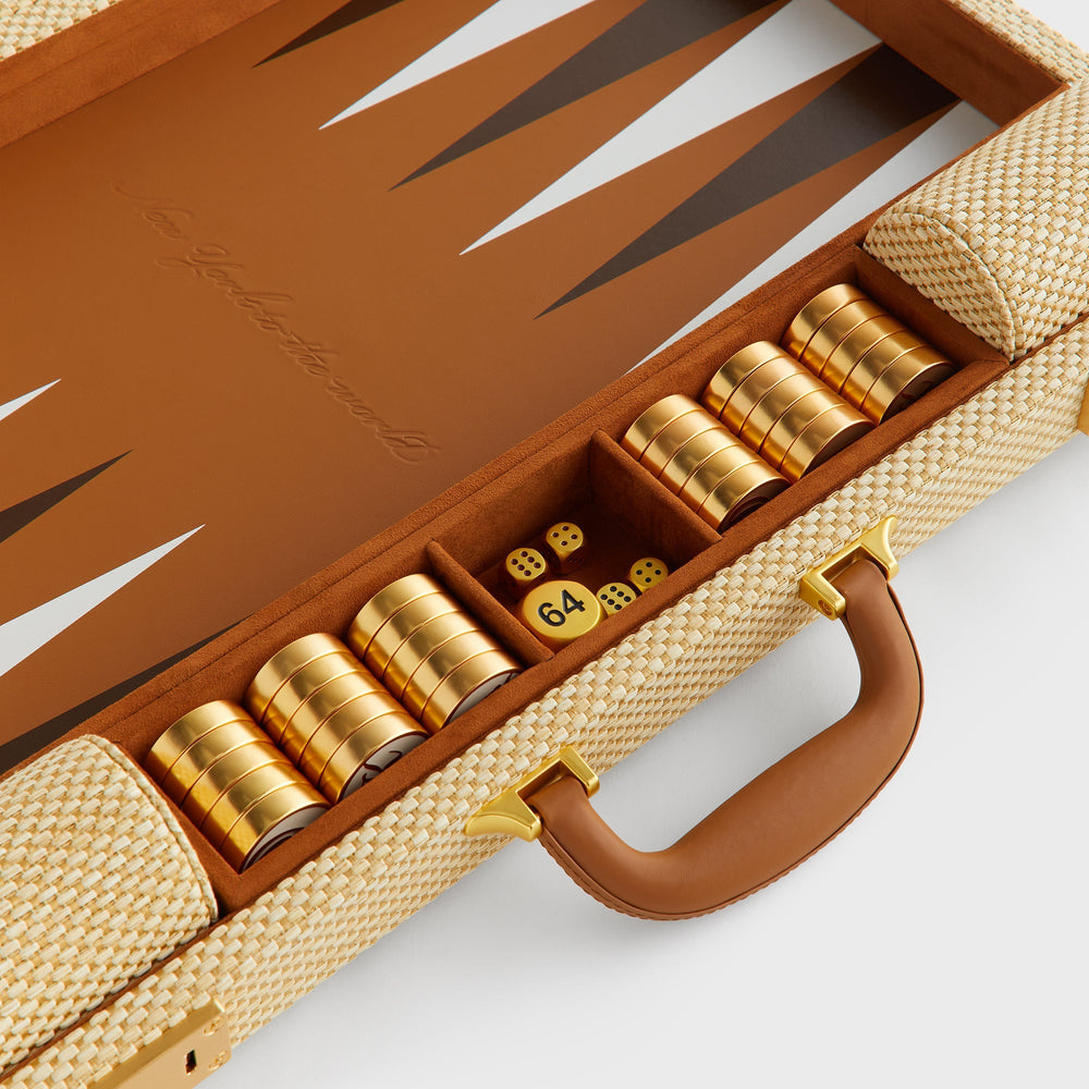 Kith Raffia Backgammon Board - Radiant | Kith Radiant