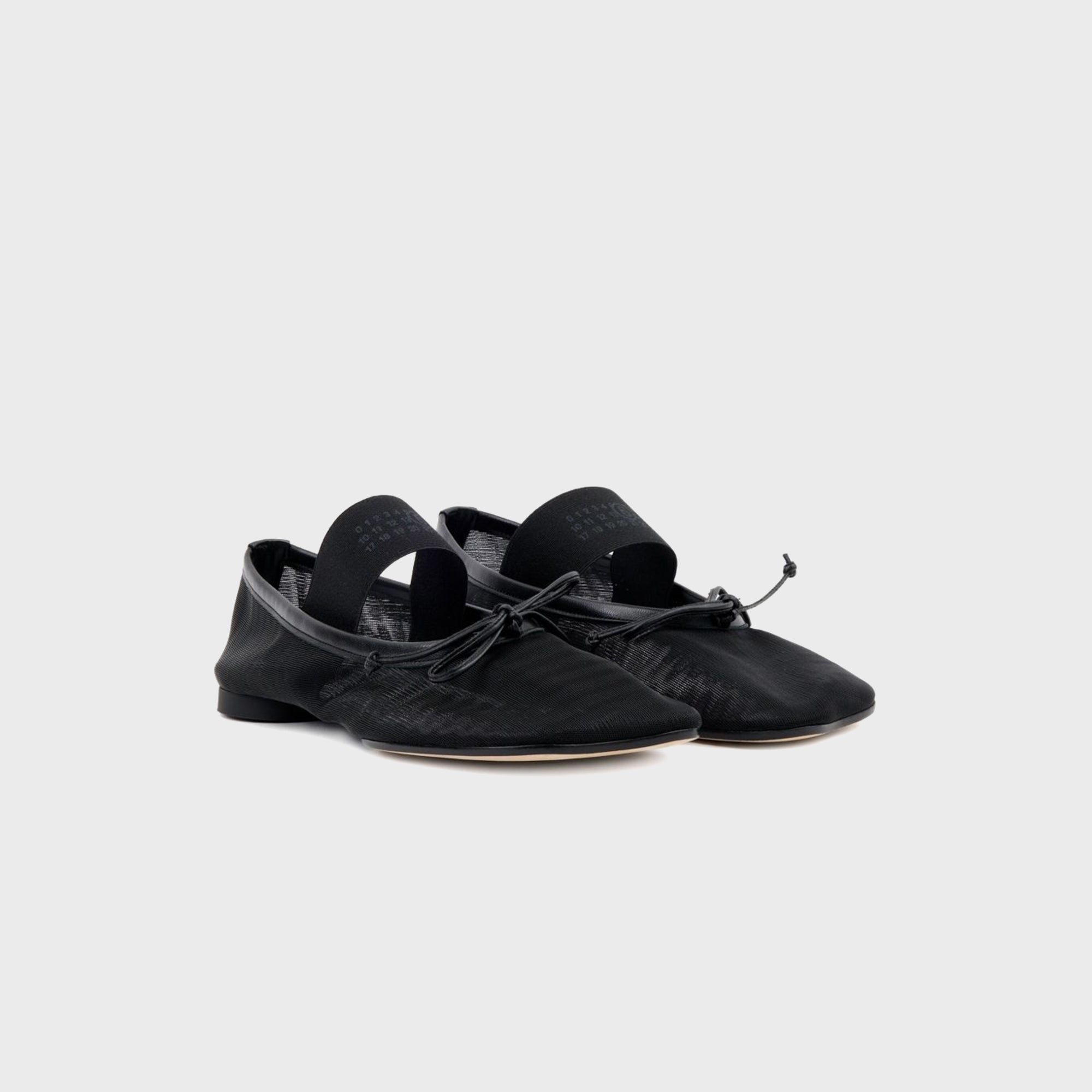 MM6 Maison Margiela Anatomic Numeric Ballerina - Black | Kith Black