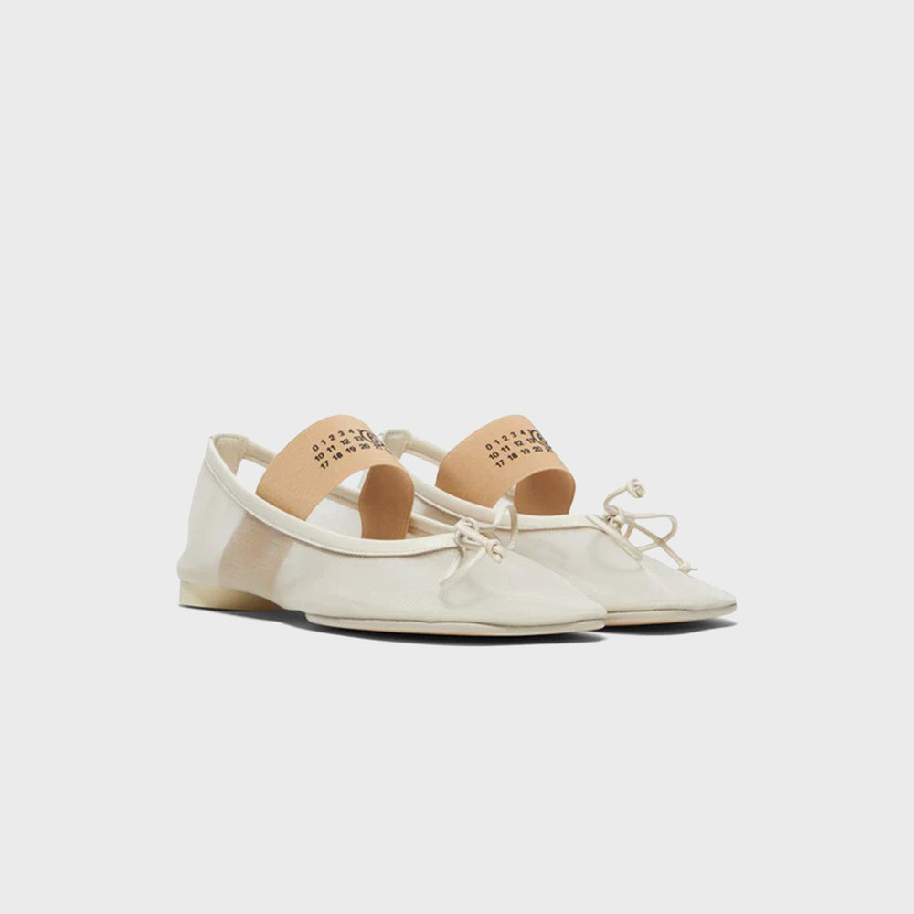 MM6 Maison Margiela Anatomic Numeric Ballerina - Bleached Sand | Kith Bleached Sand