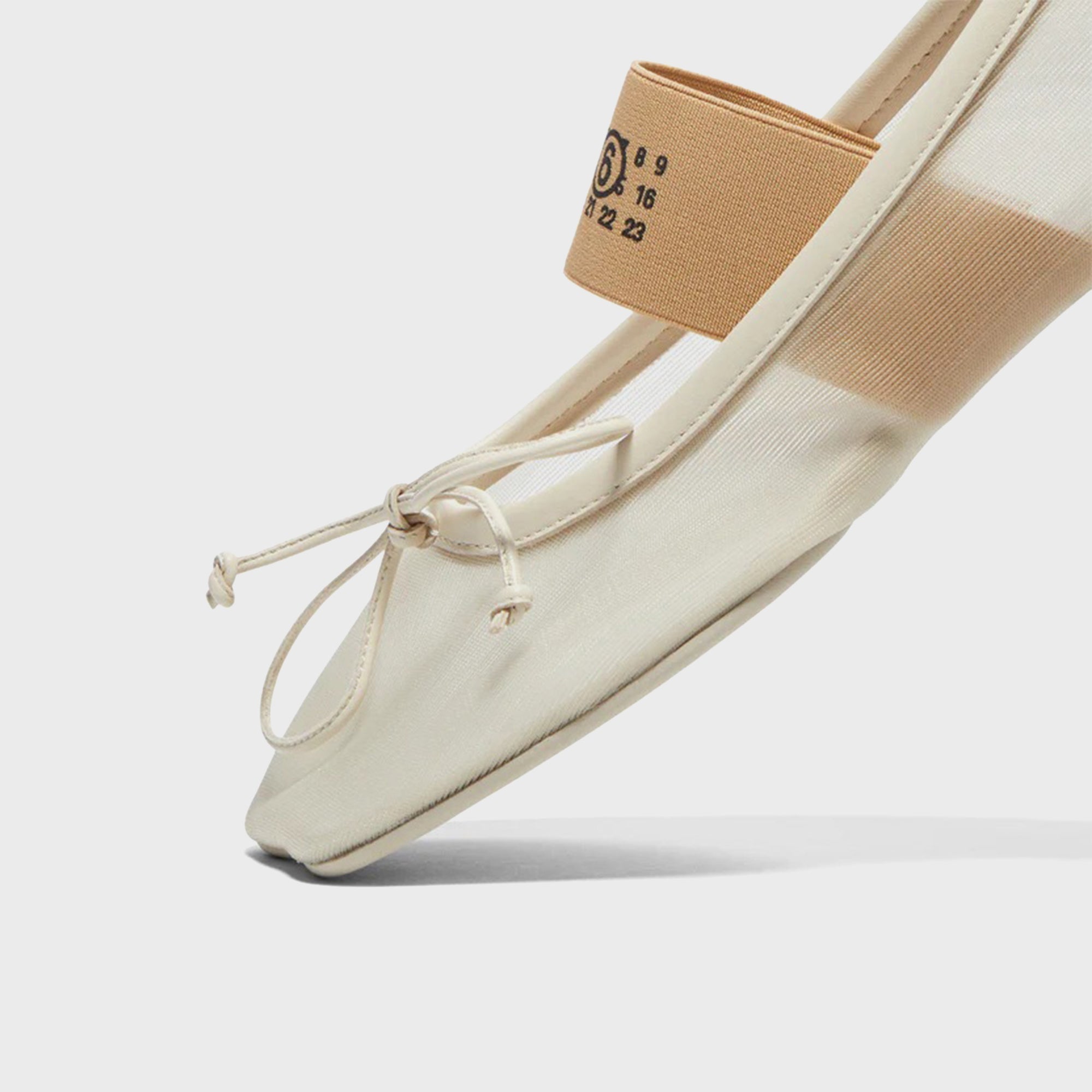 MM6 Maison Margiela Anatomic Numeric Ballerina - Bleached Sand | Kith Bleached Sand