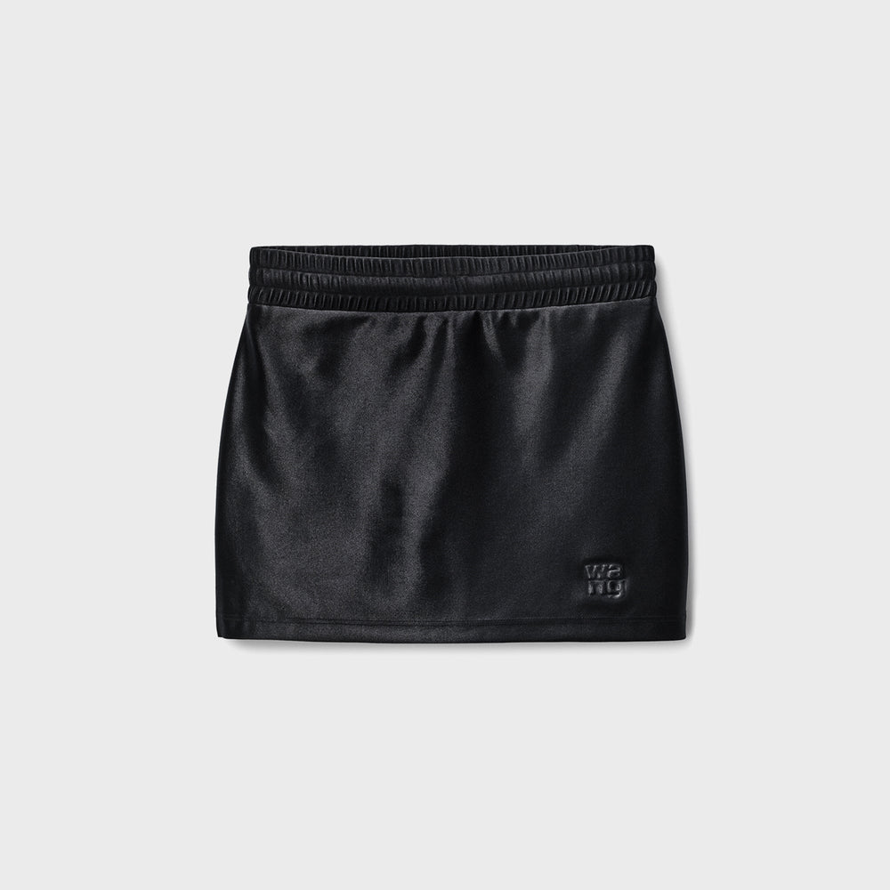 T by Alexander Wang Mini Skort - Alloy | Kith Alloy