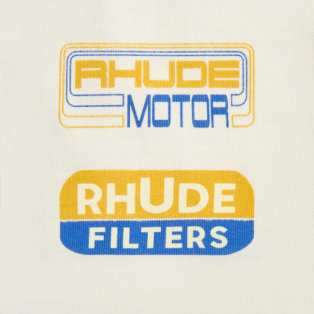 Rhude Roadway Racing Tee - Vintage White | Kith Vintage White