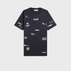 Marni Short Sleeved Tee - Blue / Black | Kith Blue / Black