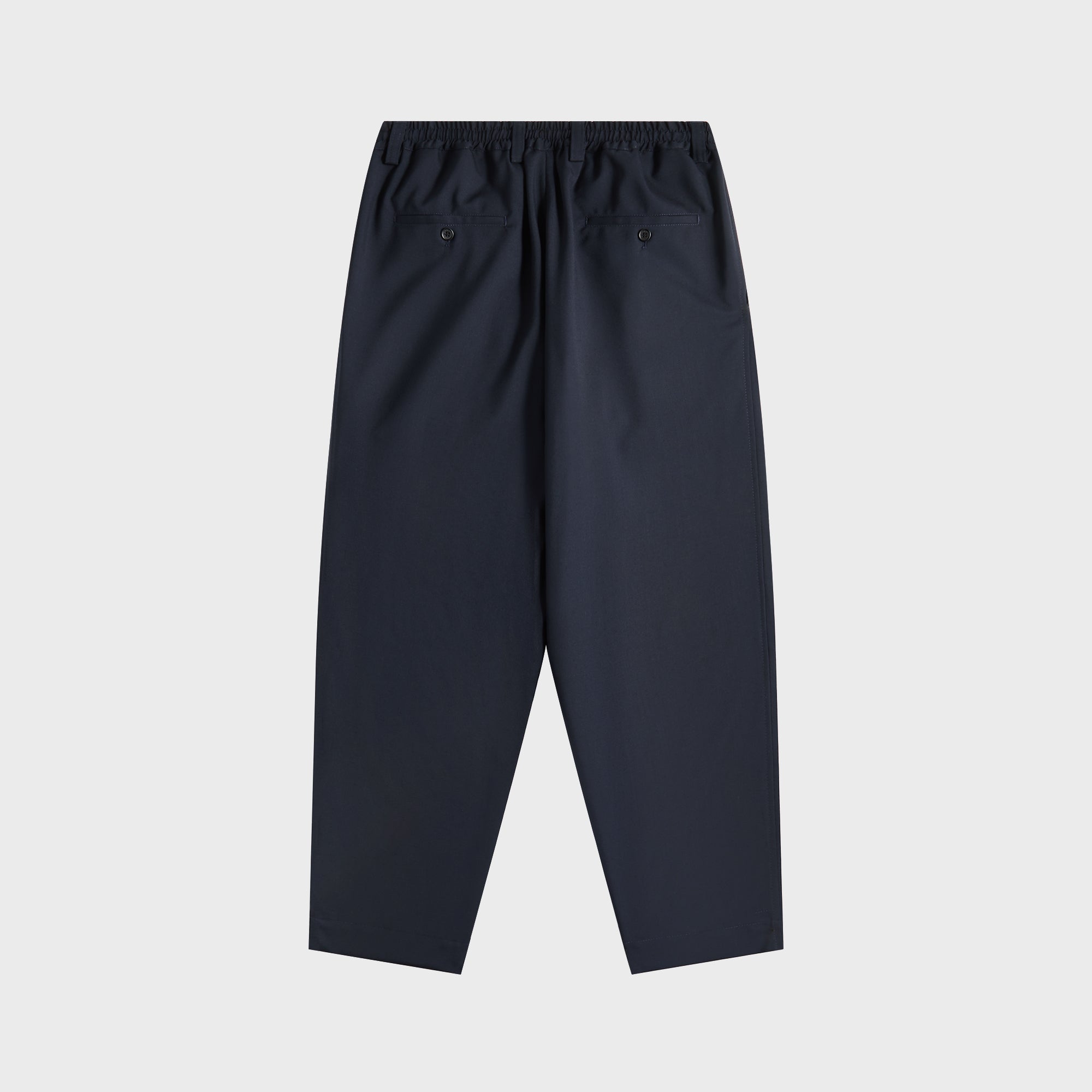 Marni Tropical Wool Cropped Drawstring Trousers - Blue / Black | Kith Blue / Black