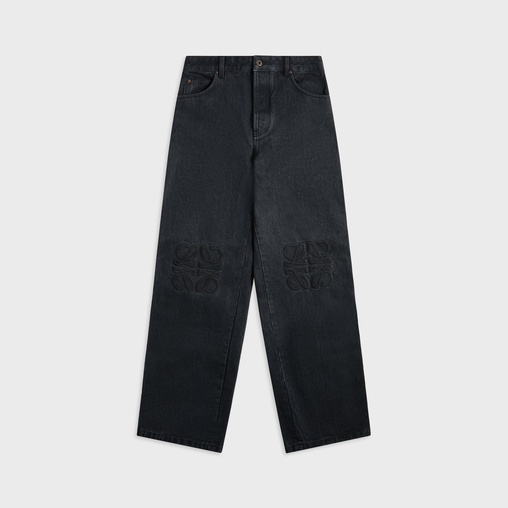 Loewe Anagram Baggy Jeans - Black | Kith Black