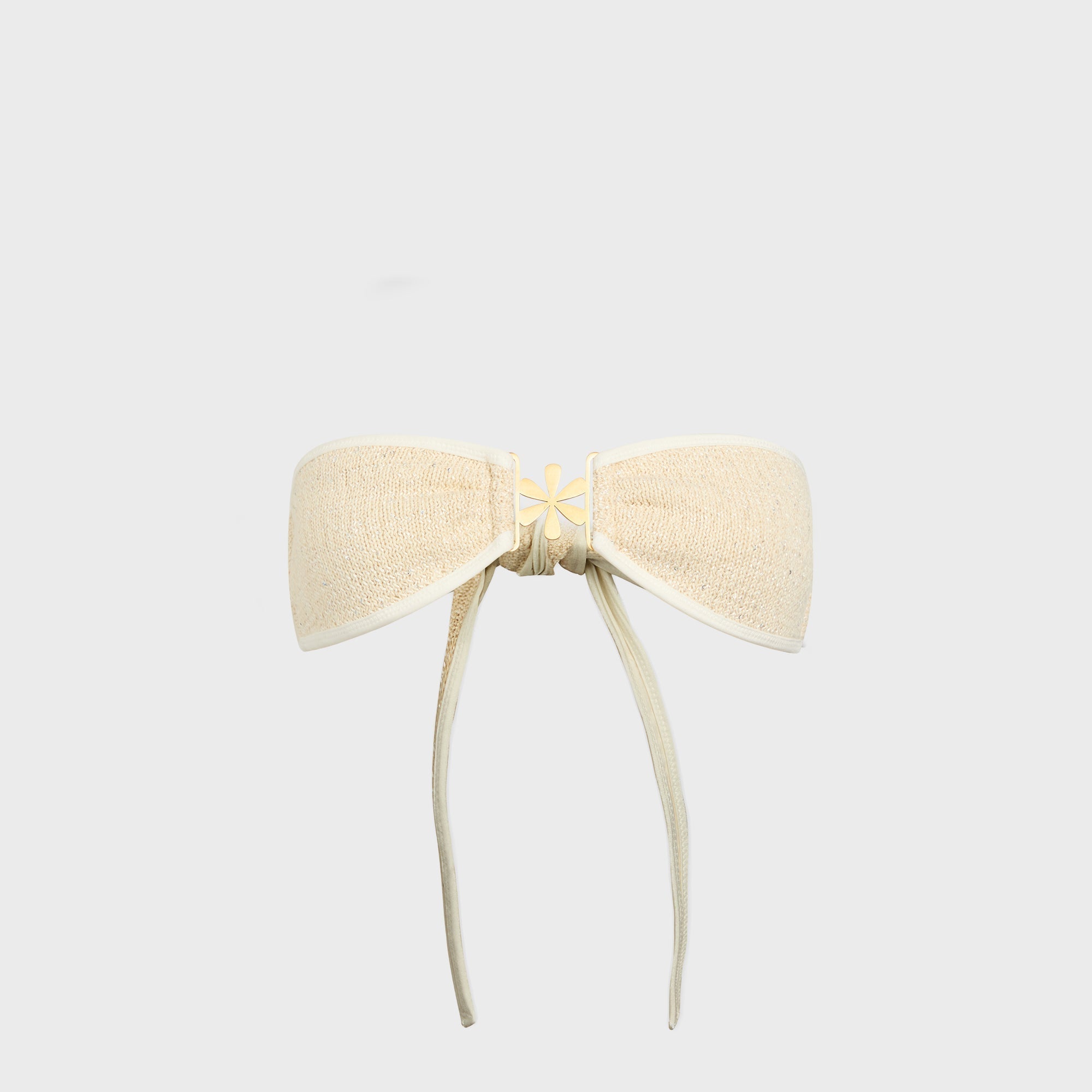 Asta Resort Mia Bikini Top - Ivory Sequin | Kith Ivory Sequin