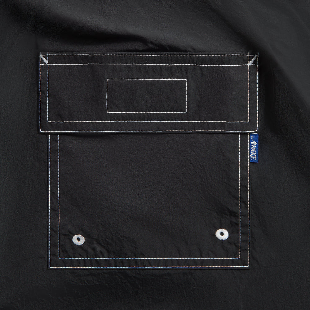 Awake NY Classic Logo Swim Trunk - Black | Kith Black