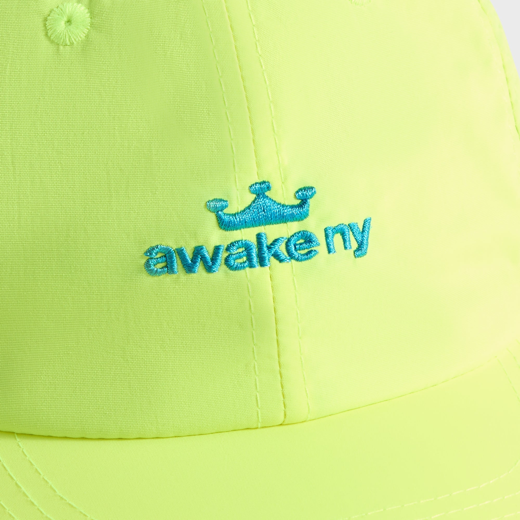 Awake NY Logo Nylon Cap - Lime Green | Kith Lime Green