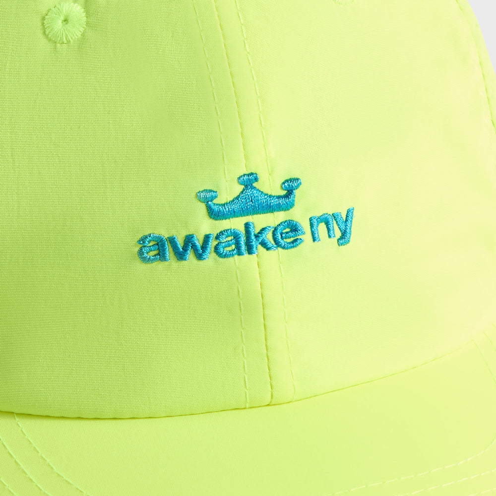 Awake NY Logo Nylon Cap - Lime Green | Kith Lime Green