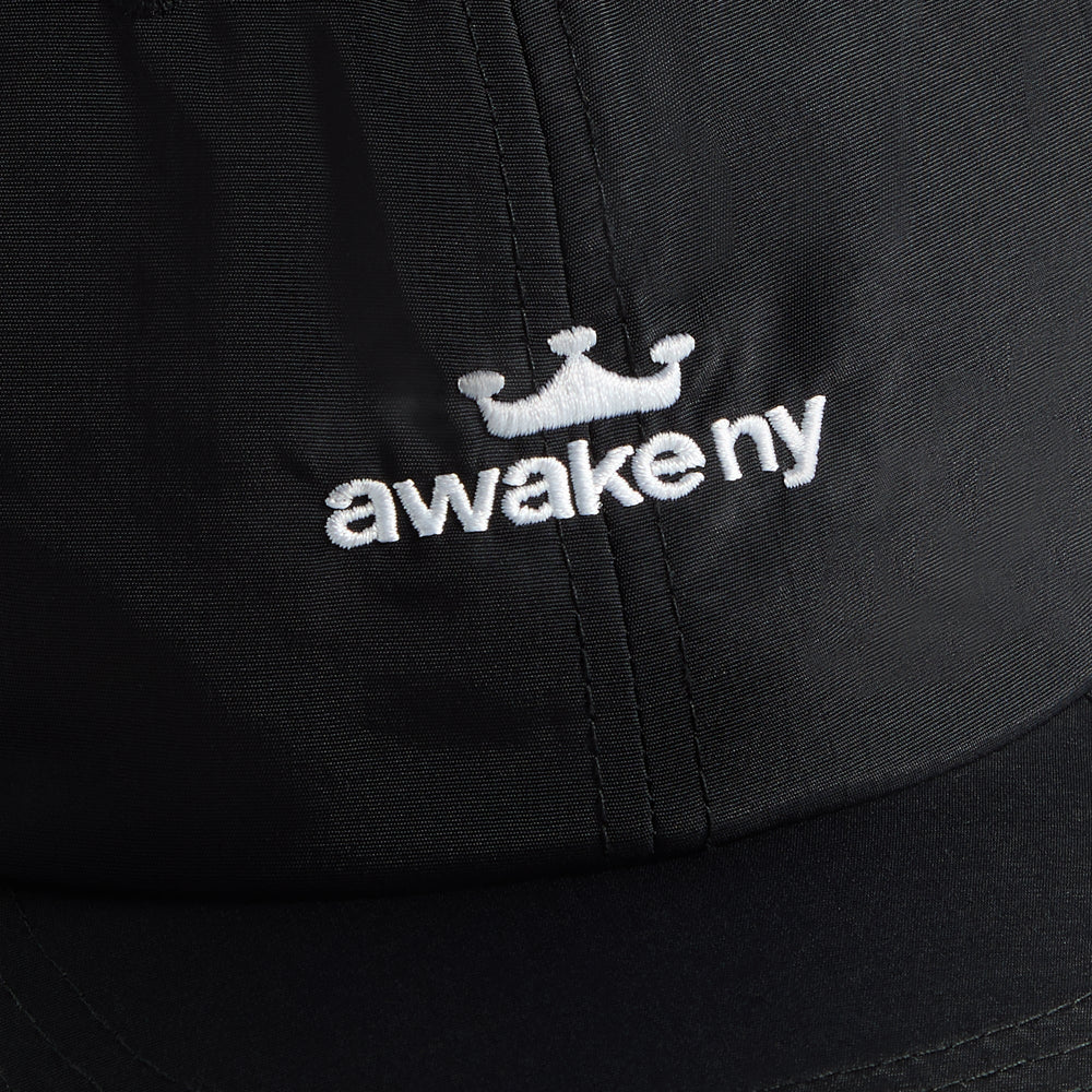 Awake NY Logo Nylon Cap - Black | Kith Black