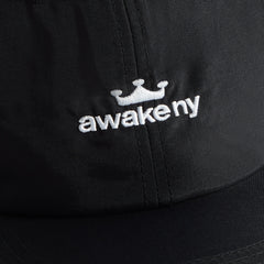 Awake NY Logo Nylon Cap - Black | Kith Black