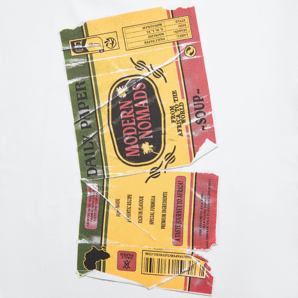Daily Paper Wrapper Tee - White | Kith White