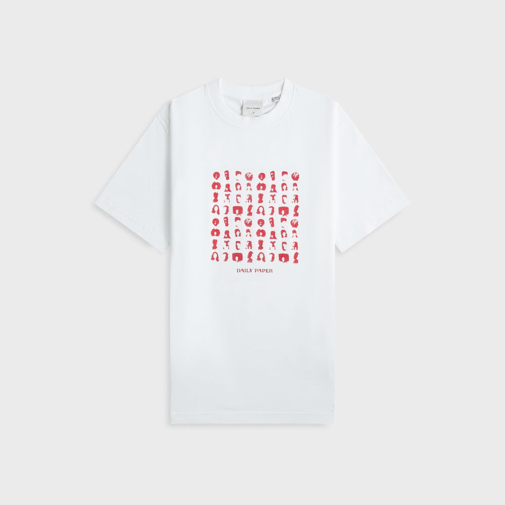 Daily Paper Hair Grid Tee - White | Kith White