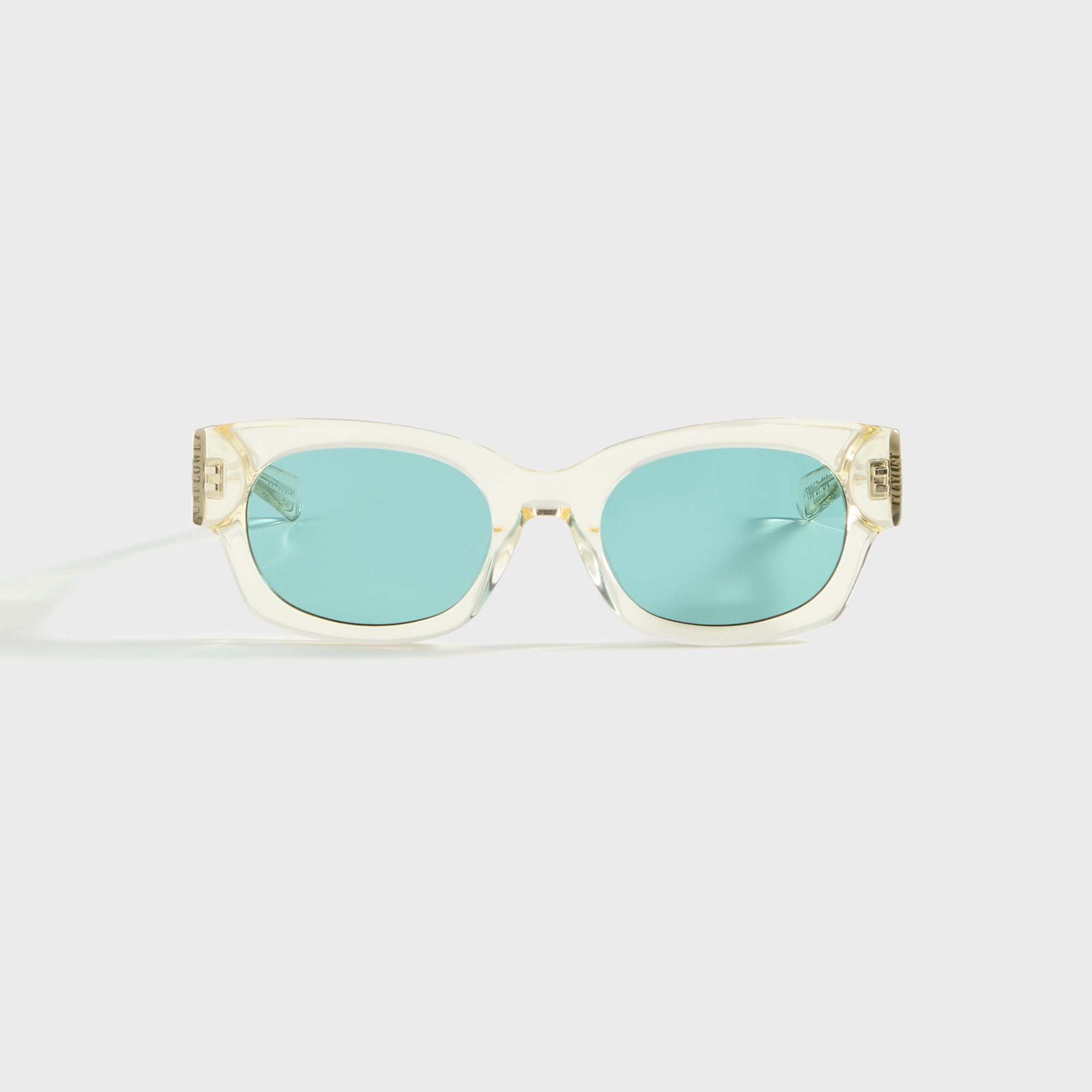 Flatlist Shade 01 - Crystal Yellow / Solid Teal Lens | Kith Crystal Yellow / Solid Teal Lens