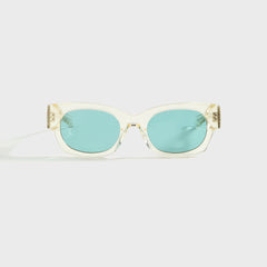 Flatlist Shade 01 - Crystal Yellow / Solid Teal Lens | Kith Crystal Yellow / Solid Teal Lens