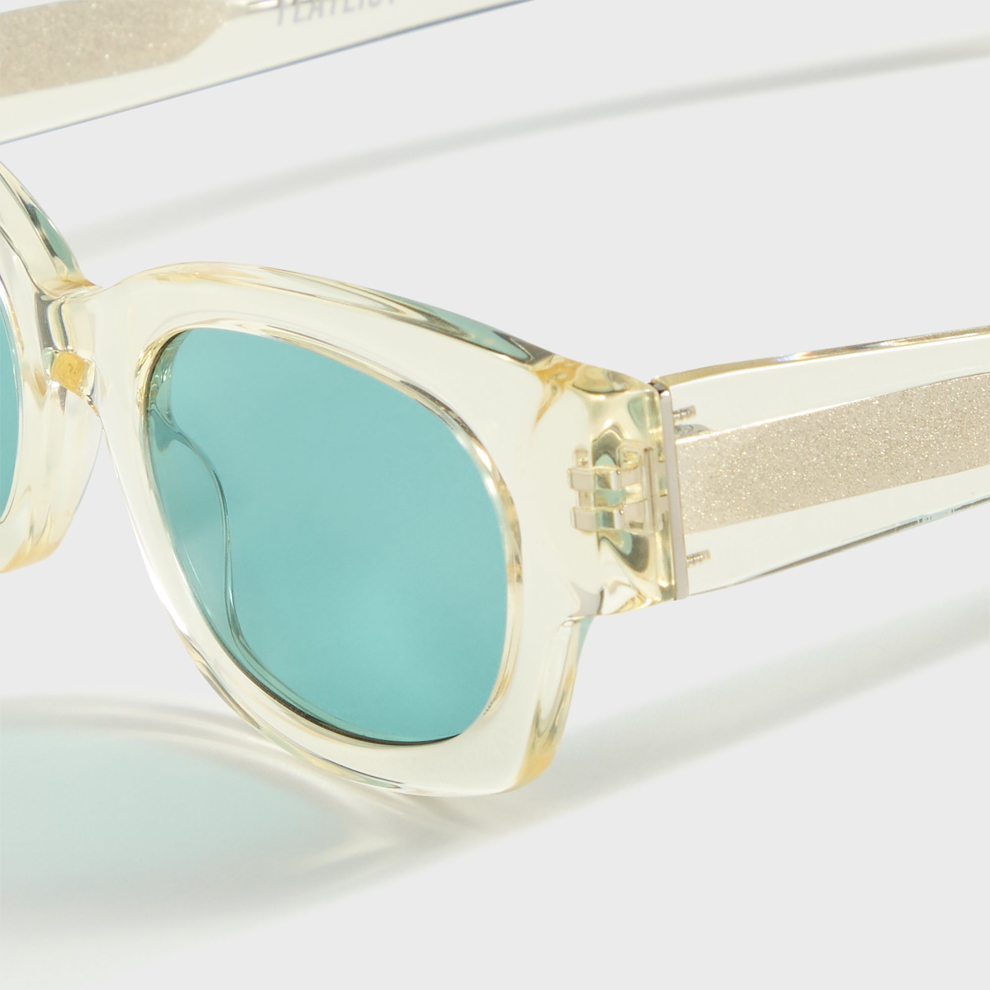 Flatlist Shade 01 - Crystal Yellow / Solid Teal Lens | Kith Crystal Yellow / Solid Teal Lens