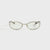 Brushed Silver / Transparent Grey Lens