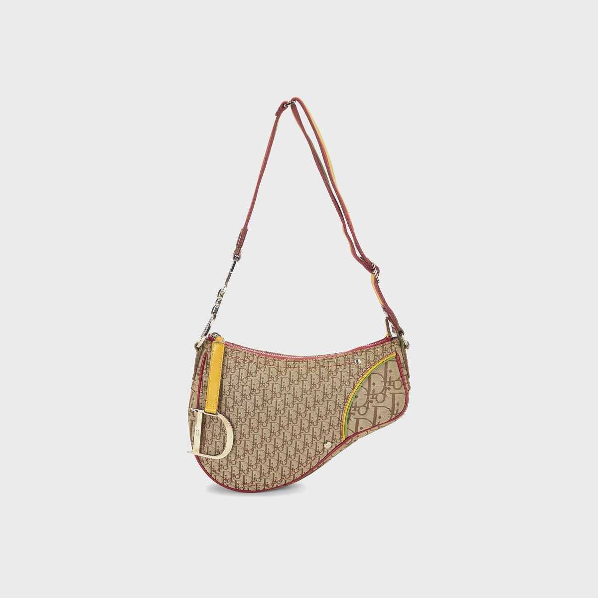 WGACA Dior Canvas Rasta Saddle Pochette - Multi | Kith Multi