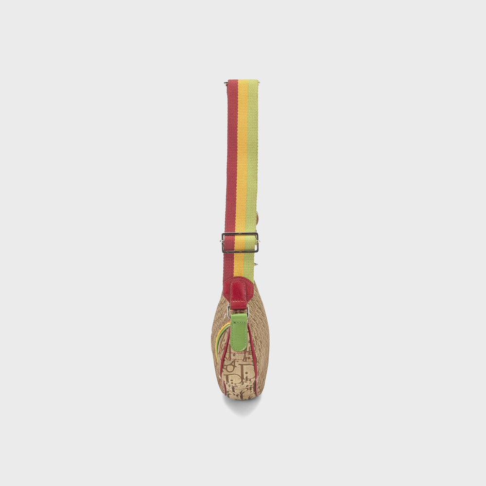 WGACA Dior Canvas Rasta Saddle Pochette - Multi | Kith Multi