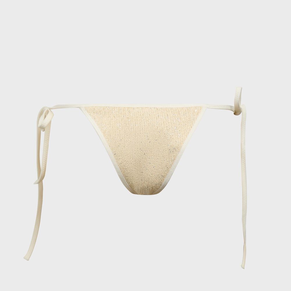 Asta Resort Mia Bikini Bottom - Ivory Sequin | Kith Ivory Sequin