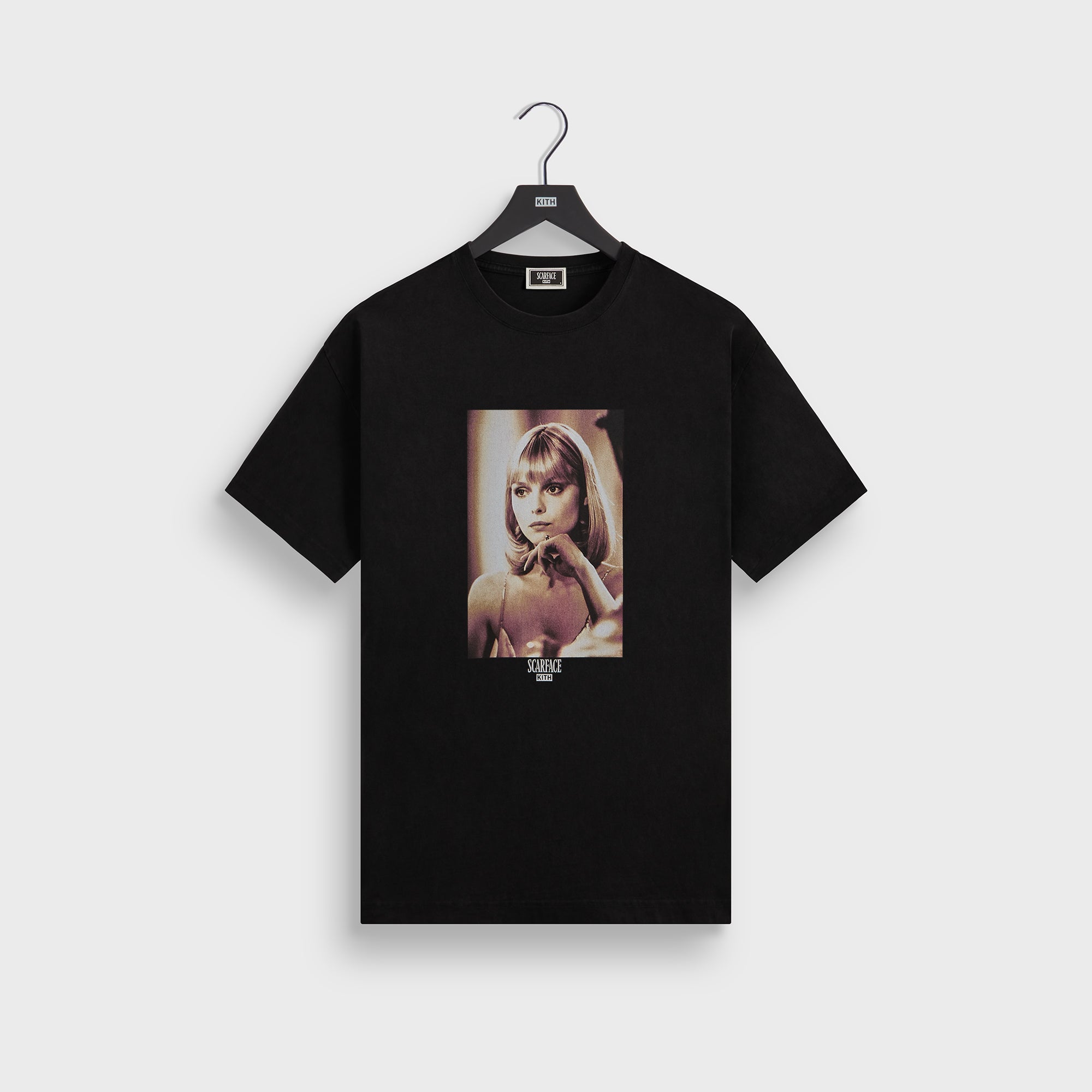 Kith for Scarface Elvira Portrait Tee - Black | Kith Black