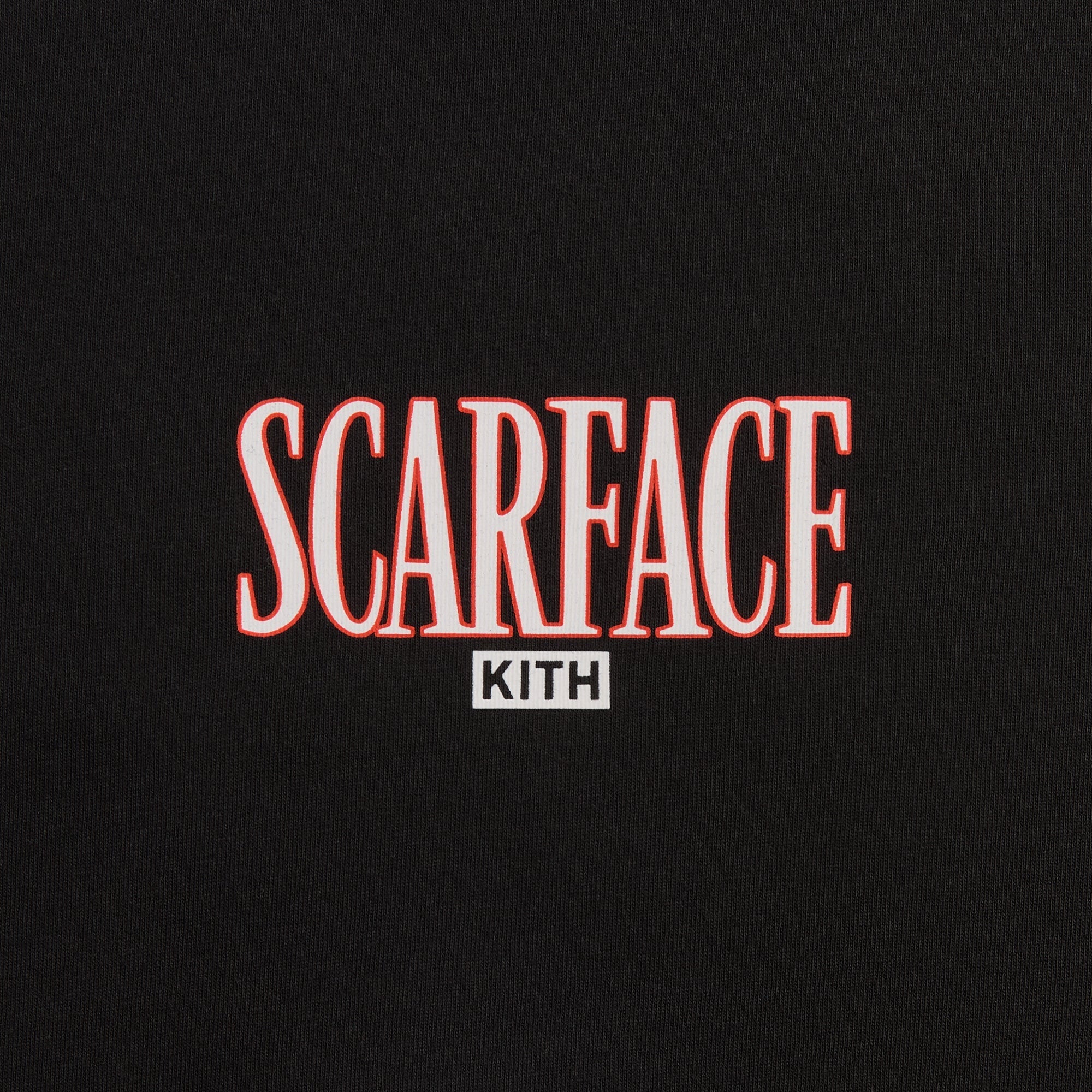 Kith for Scarface Tony Montana Long Sleeve Tee - Black | Kith Black