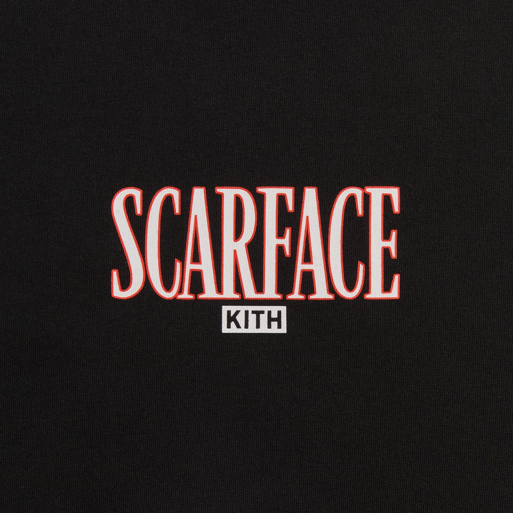 Kith for Scarface Tony Montana Long Sleeve Tee - Black | Kith Black
